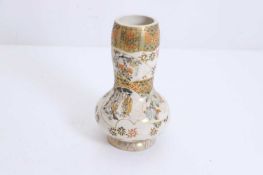 A Japanese satsuma vase, circa 1900,