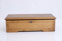 A Swiss musical box, circa. 1900,