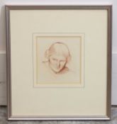 ▲ William Dring RA (British, 1904-1990) Head of a lady