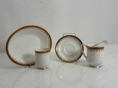 A composite Paragon and Roysal Albert 'Athena' pattern dinner and tea service, of recent manufacture