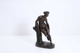 A French bronze, 'The Death of Eurydice' 20th century,
