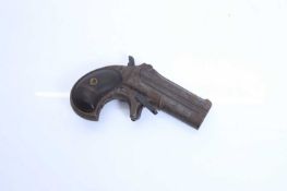 A Remington over-and-under derringer, late 19th century,