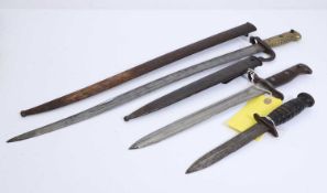 A French Chassepot bayonet, model 1868 20th century,