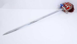 An ER II 1830 pattern sword and scabbard, mid 20th century,