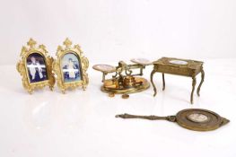 A pair of letter scales, early 20th century,