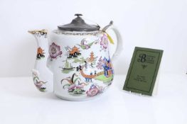 An enormous Staffordshire Ironstone teapot, c.1820-40,