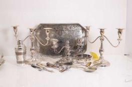 A collection of silver-plated items, 20th century,