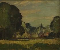 ▲ Leonard Richmond (British, 1889-1965) 'Scene from Honfleur'