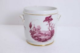 A Nymphenburg cache pot, 19th century,