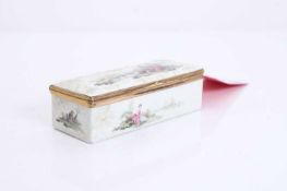 An enamel table box, c.1765-1770, Italian,