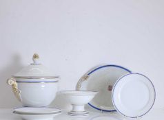 An extensive dinner service, possibly Limoges,