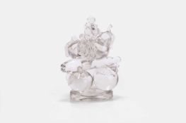 A Murano glass still life sculpture, 20th century, Italian,