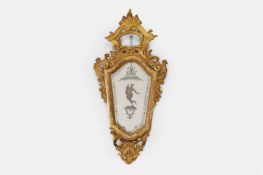 A Venetian giltwood girandole, 18th century, Italian,
