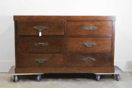 A hardwood chest by Lombok, 20th century, Bali,