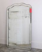 A Venetian style pier mirror, 19th century,