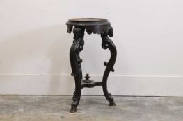 Italian wooden jardinere stand, early 20th century,