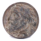 After Gustave Courbet (1819-1877), Léon Gambetta (1838-1882),