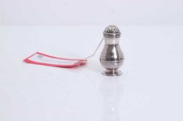 A George III silver sifter,