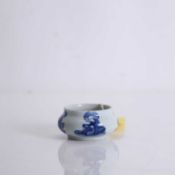 A Chinese blue and white censer,