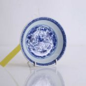 A Chinese blue and white bowl,