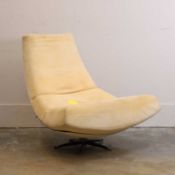 A 'Moodie' swivel lounge chair, of recent manufacture,