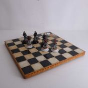 A limited edition military chess set ‘The War Between The States’ by Charles C Stadden of recent man