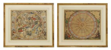 CELLARIUS, ANDREAS: 1- Planisphaerium Copernicanum Sive Systema Universi