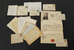 Stage/Frølich family archive: Autograph letters & Postcards Signed,