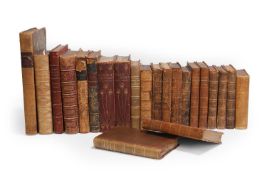 BINDING: 22 Volumes of leather bound books from the library of Edward Bawden,