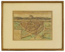 'Wurtzburg'. Herbipolis comuniter Wirtzburg, orientalis franciae metropolis,