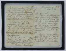 Florence NIGHTINGALE - Autograph Letter Signed.
