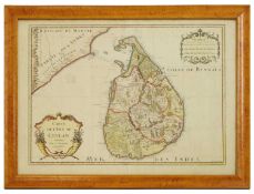DELISLE, G: Carte de l'Isle de Ceylan.