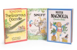 Quentin Blake: Three works, inscribed & signed by him to Edward Bawden: