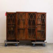 A George IV mahogany China cabinet, circa 1820,