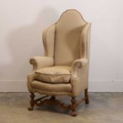 A wingback chair, 20th century,