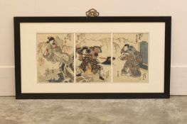 After Utagawa Kunisada 'Toyokuni III', late 19th to early 20th century,