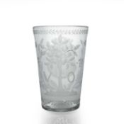 An 'Orangist'-style glass beaker, 19th century and later, Dutch,