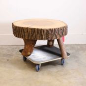 Lisa Culley (Contemporary), A large Ash tree slice table,