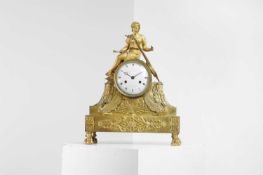 An Empire period ormolu mantel clock, circa 1810, French, Paris,