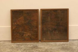 Two Chinese paintings, 19th century,