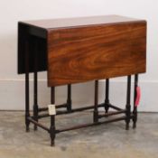 A George III mahogany spider leg table, circa 1780,