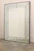 A large Venetian-style wall mirror, 20th century,