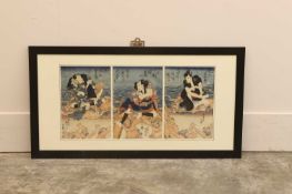 After Utagawa Kunisada 'Toyokuni III', late 19th/ early 20th century,