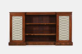 A Regency mahogany library bookcase, circa 1815,