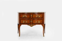 A Louis XVI transitional kingwood, tulipwood and amaranth commode, fourth quarter of the 18th centur