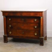 A French Empire 'tréfle' commode, early 19th century,