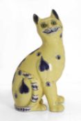 A French Faience figure, c.1900,