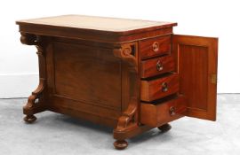 A Victorian library table, early 20th century,