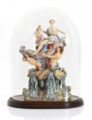 A Large Mythological Porcelain Group by Meissen, The Triumph of Venus,