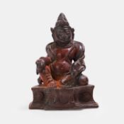 A Tibetan bronze figure,
